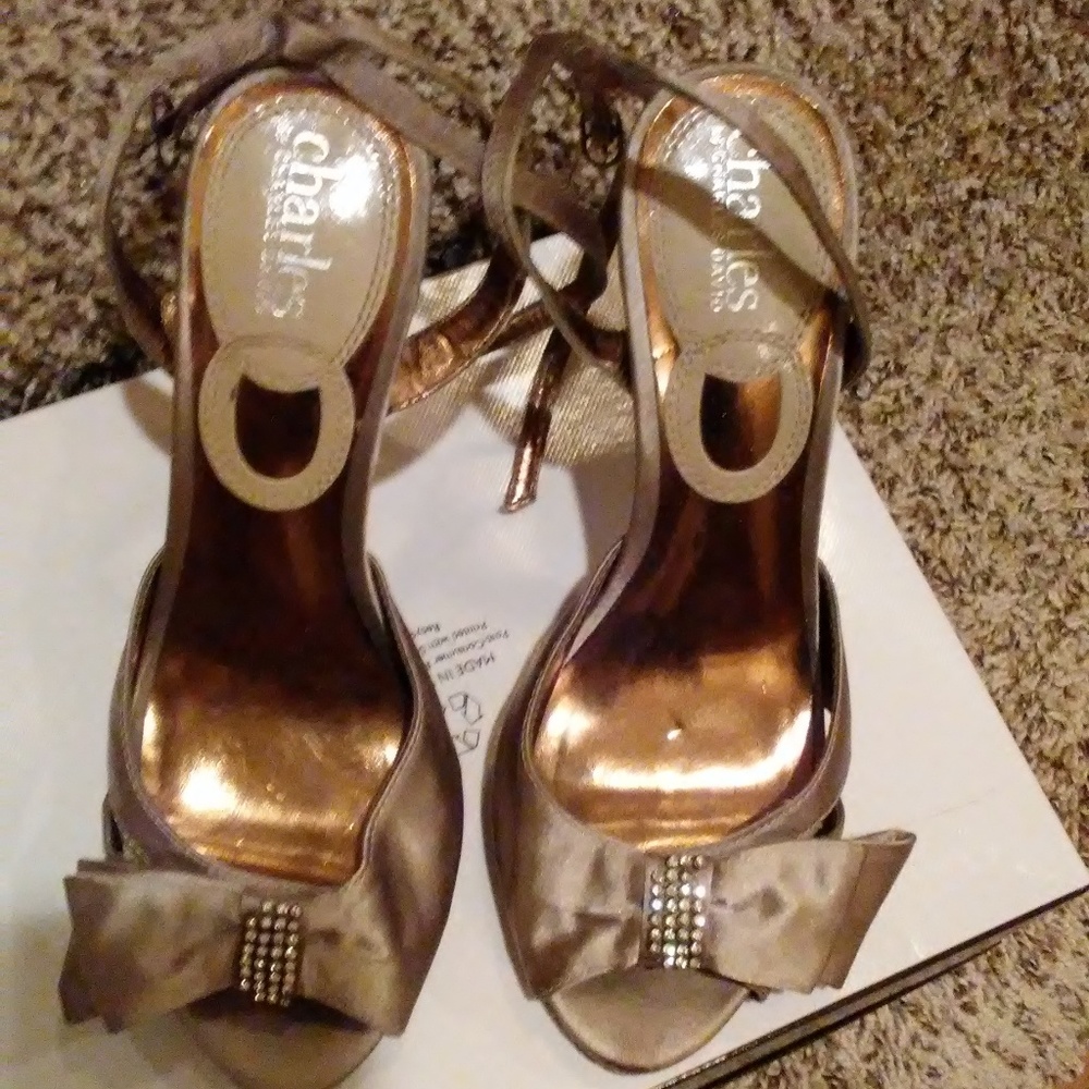 Charles David Bronze heels